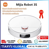 XIAOMI MIJIA Robot Vacuum Mop 3S Sweeping Dust Cleaner 4000PA Cyclone Suction Washing Mop LDS Scan App Smart Planned Cle