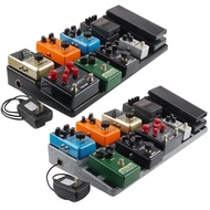 Papan Pedal Gitar 19.7''x10.6''x5.1" Papan Pedal Berkapasiti Besar Dengan Bilik Bekalan Kuasa Terbin