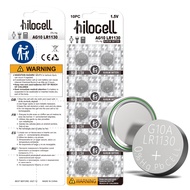 LR1130 Batteries 10 Pack, AG10 Button Cell Battery, 1.55V Long Lasting AG10 Alkaline Coin Batteries