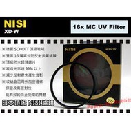 數位小兔 日本 NiSi 多層鍍膜 超薄 防水 XD-W PRO MRC MC UV 58mm 保護鏡 UV鏡 16x 媲美 B+W MARUMI KENKO
