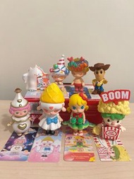 Popmart 盲盒 molly, dimoo, sweet bean, bunny, pucky, yuki, Disney 胡迪