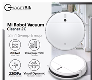 Xiaomi XM Mi Global Version Mijia 2C 2-in-1 Vacuum &amp; Mop Robot Vacuum Cleaner With Mop Robot Vacuum App Remote