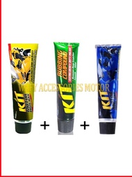 Paket Isi 3 - Kit Paste Wax Kuning 60 Gram + Kit Paste Wax Biru 60 Gram + Kit Rubbing Compound 60 gr