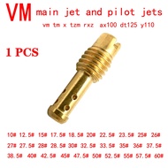 RXZ TS 125 TS125 Y125Z Y125ZR 125ZR TZM Y110 PILOT JET PILOTJET PJ FOR CARBURETOR CARB SIZE(10-52.5)