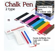 Pen Kapur Jahit / Tailor's Chalk Pen / Fabric Marking Pen / Pen Tanda Kain / Refillable Chalk Pen