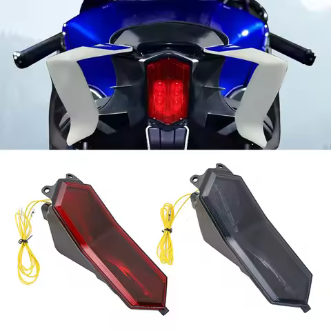 Motorcycle LED Taillight Rear Brake Turn Signal Integrated Tail Light For Yamaha YZF R1 R6 R7 YZF-R1