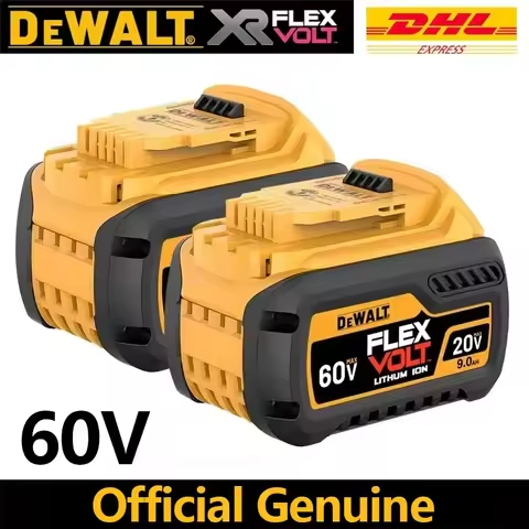 ‍️For DEWALT Original 20/ 60V MAX FLEXVOLT 9Ah battery 18V 9AH 6AH DCB184 DCB209 DCB206 For Dewalt r