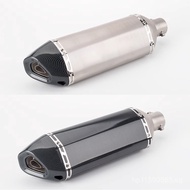 Motorcycle Muffler Exhaust RC390Large Hexagon Modification NINJA SV650400Exhaust G310R   7SXA