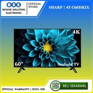 TV Android Sharp 60 Inch 4T-C60DK1X 4K Android TV 60 Sharp 60DK1X 60"