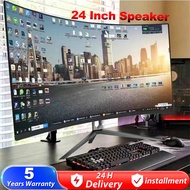 Monitor 24 Inch 75HZ Curved Monitor EXPOSE Desktop Gaming PC IPS Computer 4K Frameless Monitor Stand Large Screen