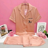 Đồ Bộ Pijama Lụa Latin Trơn (Lụa Mịn) Mẫu Truyền Thống Có Hai Size 40-60kg và 60-75kg Có Nhiều Màu D