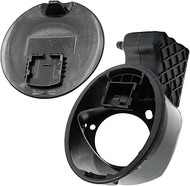 4L3Z-9927936-BA Fuel Filler Gas Cap Door Lid Housing and Door Cap Kit, Replacement for F Series 150 