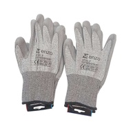 Enzo Safety Gloves Level 5 Cut Resistant Grey EN 388