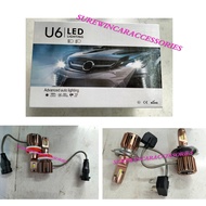 U6 LED LIGHTING H4 / H8 / H11 HEADLIGHT LED HEADLAMP 2V30W 3600LM