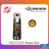 Corva Motor Cat Semburan Anchor Anchor Spray Paint Honda #H233 Ex5 Dream Red 400Ml