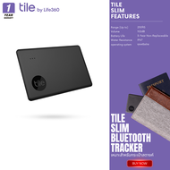 อุปกรณ์ติดตาม Tile Slim เหมาะสำหรับกระเป๋าสตางค์  Bluetooth Tracker เครื่องติดตามบลูทูธ As the Pictu