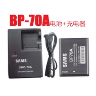 Suitable for Samsung ES65 ES70 ES73 ES75 ES80 MV800 Camera BP70A Battery+Charger