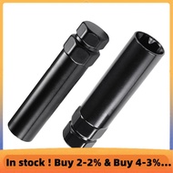 7 Spline Lug Nut Key 6 Spline Lug Nut Socket Removal Tool, 2 PCS Dual Hex Drive Aftermarket Wheel Lo