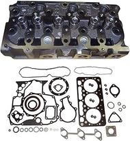 1G90-03040 D902 Complete Cylinder Head with Valves + Full Gasket Set 1G9003040 Compatible with Kubot