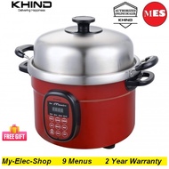 (FREE GIFT x 1) Khind Anshin Multi Food Steamer SE50SS c/w SUS304 Stainless Steel Pot, Recipe Book &