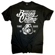 Boxing Champ Men T-Shirt Fight Sport Boxing Fight Boxing Glove Cult Ring