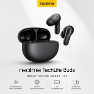 Realme TechLife Buds Bluetooth 5.4 IPX4 36 Hours 40 mAh in Earbuds, Fast Charging, Black