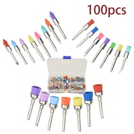 100pcs 3 Types Dental Nylon Polishing Brushes Dental Prophylaxis Brush Dental Tools