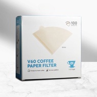 Coffee Filter Paper V60 100pcs - Filter Paper - One Two Cups Coffee V 60 1-2 Cups 100 PCS - V02 V60 