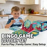 Counter Bingo Card Cage Ball Counter Home Game Set Simulation Game Toy Toy Set Bingo Lotto