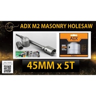 ADX M2 MASONRY HOLE SAW 45MM x 5T ( ADX-MH45 )