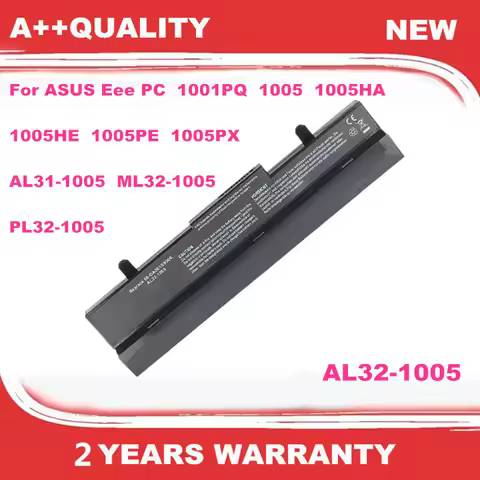 AL32-1005 Laptop Battery For ASUS Eee PC 1001PQ 1005 1005HA 1005HE 1005PE 1005PX AL31-1005 ML32-1005