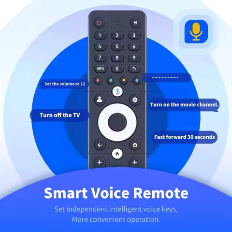 New SRC-4020-01 Voice Remote Control for Vision Caixun for SANSUI Thomson Smart Tech LCD TV SRC-4020