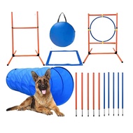 Customization Free Combination Dog Agility Set Dog Training Equipment Kit With Dog Tunnel/weave Pole