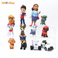 Action Figure PVC Toys Set Alloving Birthday Paw Anime Child Patrol Rescue Model figure Dog Gift 12pcs/set Dolls Action