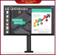 Màn Hình Máy Tính LG QHD 27 IPS sRGB over 99% HDR USB Type-C Ergo stand 27QN880-B - Hàng Chính Hãng