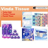 Vinda 3PLY 4PLY Pocket Tissue Facial Tissue Napkin Toilet Roll