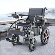 Lightweight for home use Wheelchair Electric Lightweight Folding Wheelchair Indoor/Outdoor Lithium Battery Intelligent Control System Left Hand Control