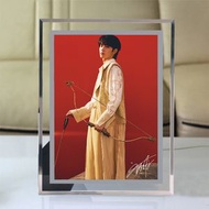 劉耀文水晶相框 高清6寸明星相 玻璃畫框桌面擺設 偶像周邊- 款式1 均碼