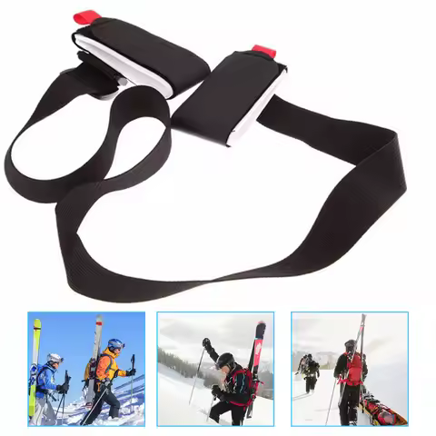 Ski Sled Slings Fixed Straps With Handle Lightweight Skis Carrying Straps For Outdoor Skating