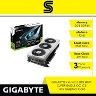 GIGABYTE GeForce RTX 4070 SUPER EAGLE OC ICE 12G Graphics Card