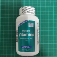 AAFES MULTIPLE VITAMINS 250s. (one bottle)