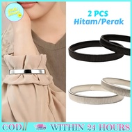 KEMEJA 2PCS Anti-Slip Metal Elastic Shirt Garter For Shirt Sleeves Also Men's Armband Bracelet Wanit