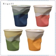 [Eigell] 350ml (11.84) Ceramic Mug - Ideal for Tea, Lattes, Juices, Restaurants And Dining Rooms - G