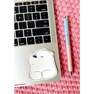 💖WATERPROOF💖We Bare Bears Ice Bear Sulking Sticker #1198