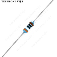 [60 Pieces]- Resistor 390 Ohm 1/2W 1% 5 Color Rings TechZone Vietnamese