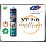 V-Tech VT-210 Silicone High Performance Sealant 300ml