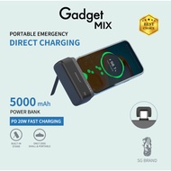 Gadget MIX Diginut P-43 5000mAh Mini Portable Powerbank/ Emergency Charging/ Type-C/ iPhone Output/ Easy To Carry