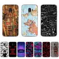 B13-Aphorism theme Case TPU Soft Silicon Protecitve Shell Phone Cover casing For Samsung Galaxy j2 core 2018/2020/j2 pro 2018/j4 2018