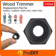 1 PIECE Replacement Part Wood Trimmer Collect Nut Collet Screw for GMR11 / GMR22 / M1P-3701 / M1P-37