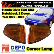 [READY STOCK] Honda Civic SR3 EG EG6 Hatchback 2 Doors Amber Corner Signal Lamp 1992 - 1995 New